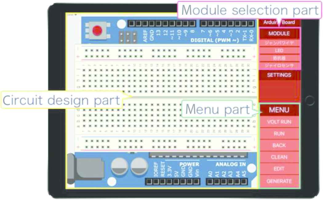 Arduino ipad interface